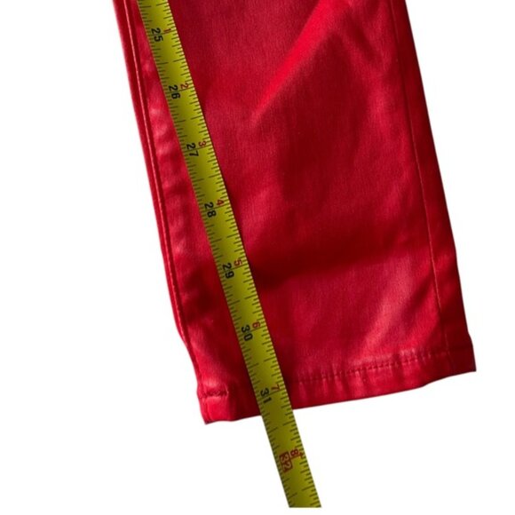 AG Adriano Goldschmied Women's Farrah Skinny Fit style LSS1288 Jeans RED Size 24 - Picture 9 of 11